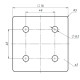 Прямой соединитель 2х2 (4040)