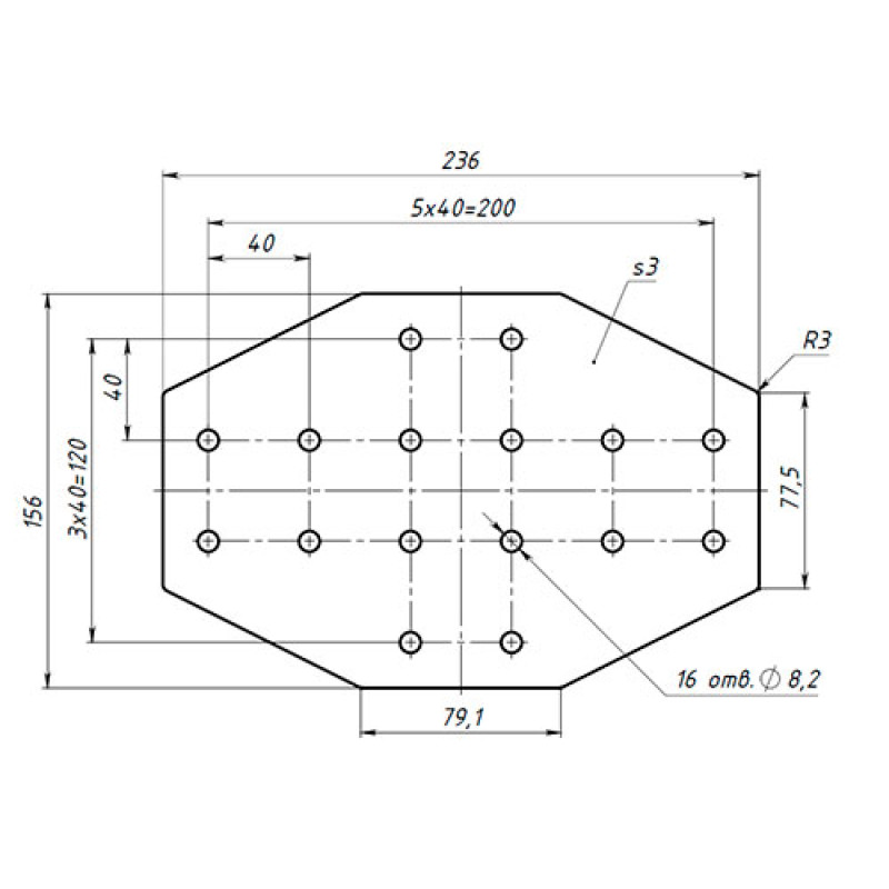 Крестовый соединитель 4х6 (4080)