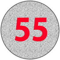 Алюминиевый круг 55 мм